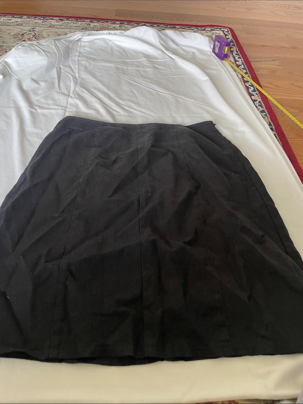 Gap Factory Y2K Black Linen Skirt Size 4
